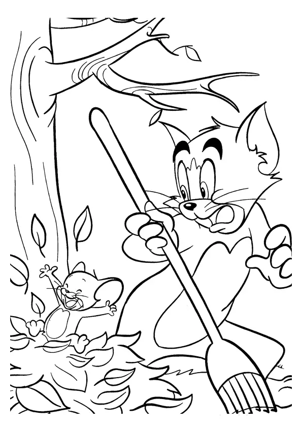 Tom and Jerry The Movie Books Coloring 9