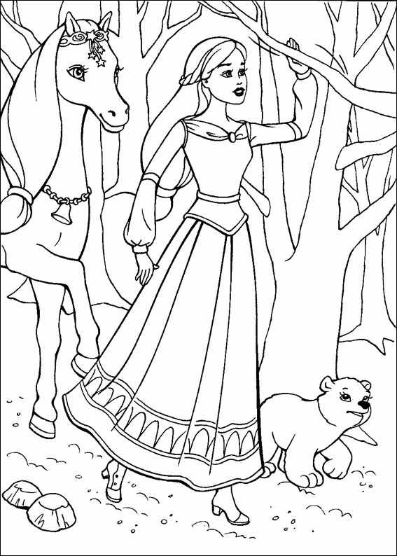 Barbie and The Magic Pegasus Books Coloring 5