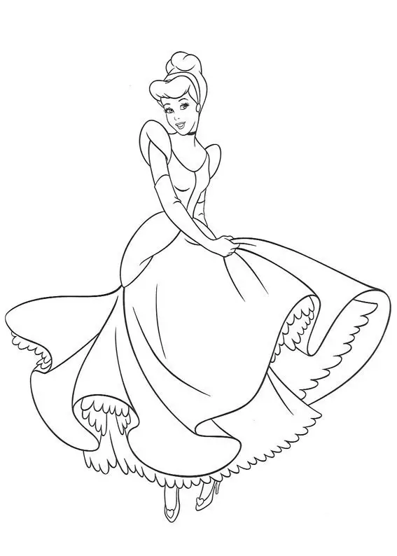 Cinderella 2 Books Coloring 1