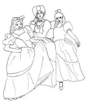 Cinderella 2 Books Coloring 5