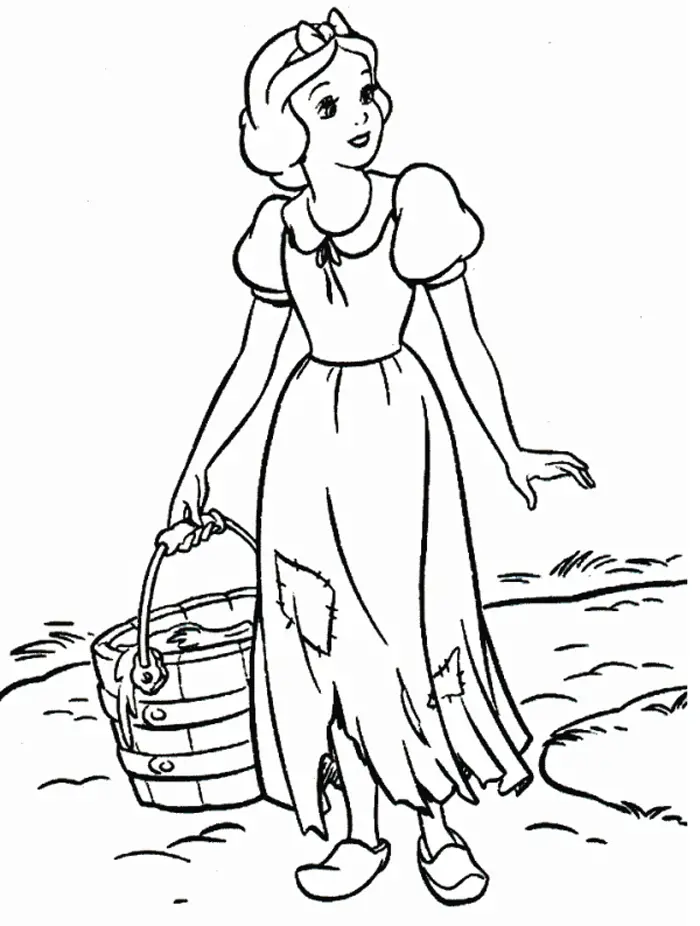 Snow White Coloring Pages 9