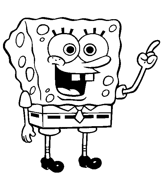 Sponge Bob Coloring Pages 5