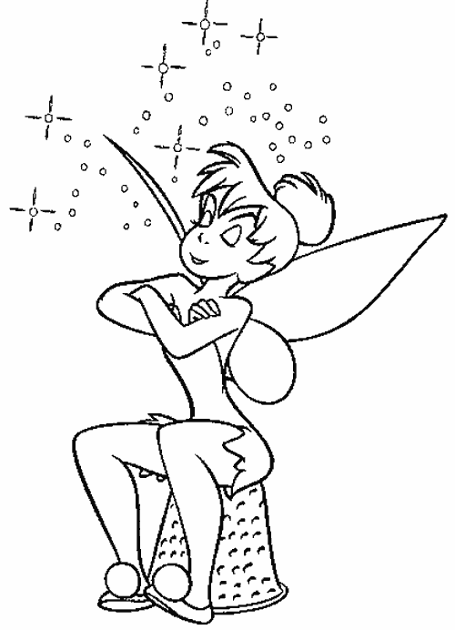 Tinkerbell Coloring Pages 7