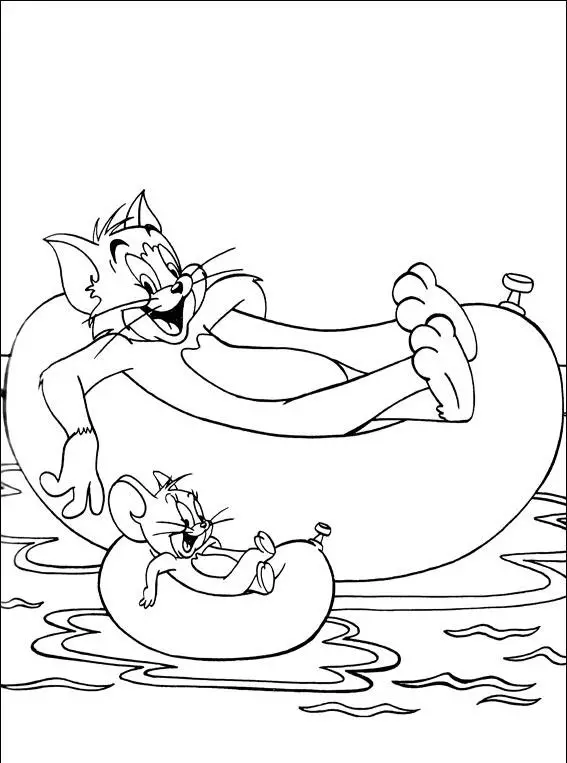 Tom and Jerry The Movie Books Coloring 6